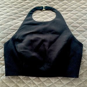 Likely NWOT black crop top XS $119